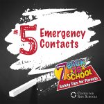 CSS Back-to-school safety tip #5 - Emergency contacts